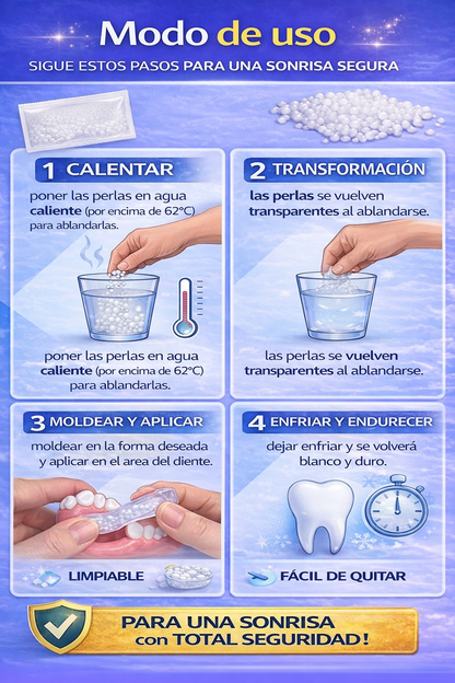dentix- resina moldeable (hasta 30 dientes)